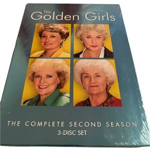 THE GOLDEN GIRLS COMPLETE SECOND SEASON 3 DISC DVD SET NEW IN PACKAGE